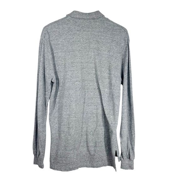 POLO Ralph Lauren Grey Long Sleeve Polo Style Men's Shirt Size Small - Picture 4 of 6